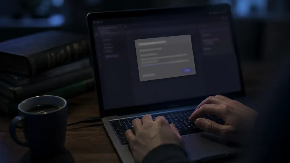 A user is actively importing bookmarks into the Tor Browser on their laptop.